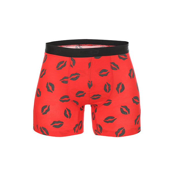 عرض خاص بوكسر رجالي ليكرا فالنتين جليتر - 2 قطعه - شفايف