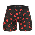 بوكسر رجالي ليكرا فالنتين جليتر  - اسود شفايف