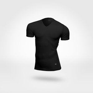 نص كم ليكرا كحلي رقبة سبعة