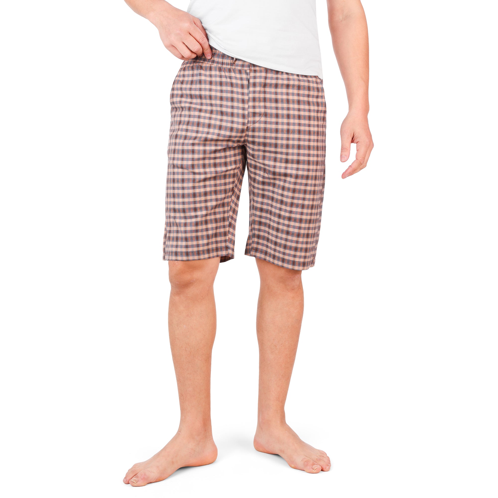 شورت بوبلين رجالي قطن