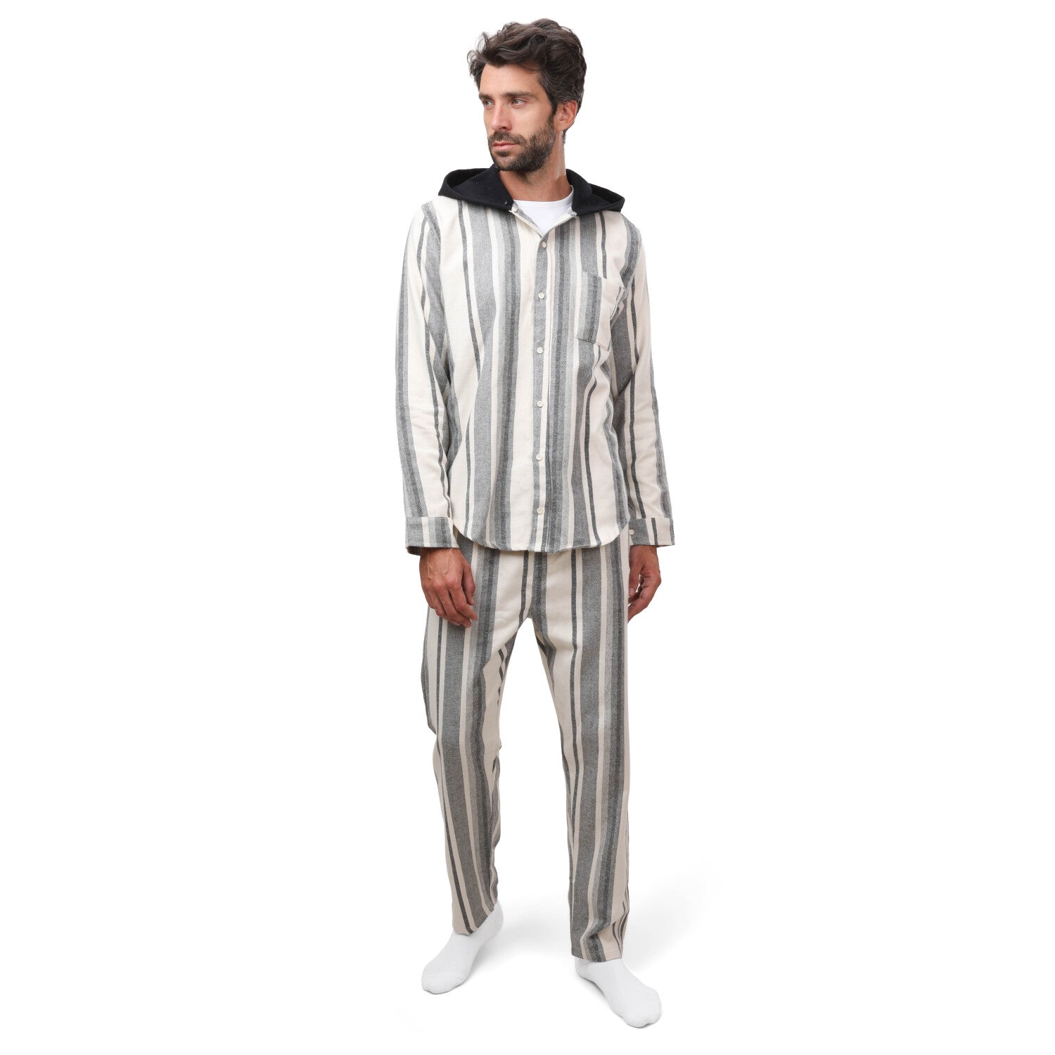 بيجاما رجالي شتوي كلاسيك - فييلا - كابيشو