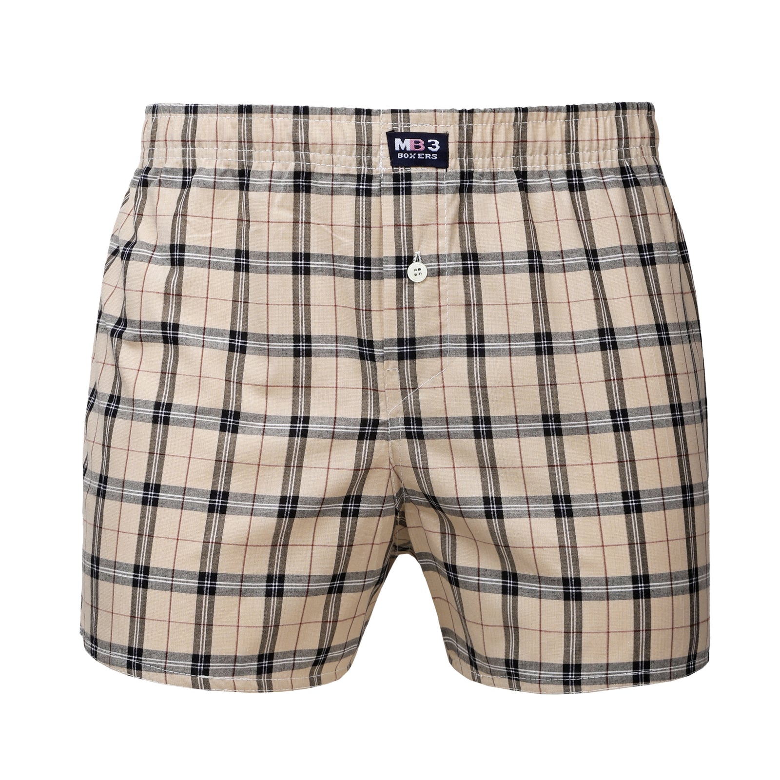 N38  بوكسر رجالي قطن كاروه