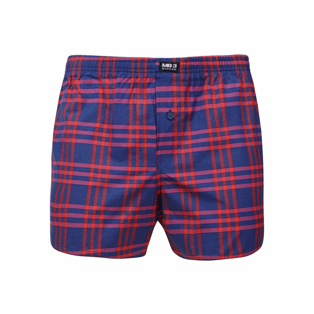 N35  بوكسر رجالي قطن كاروه