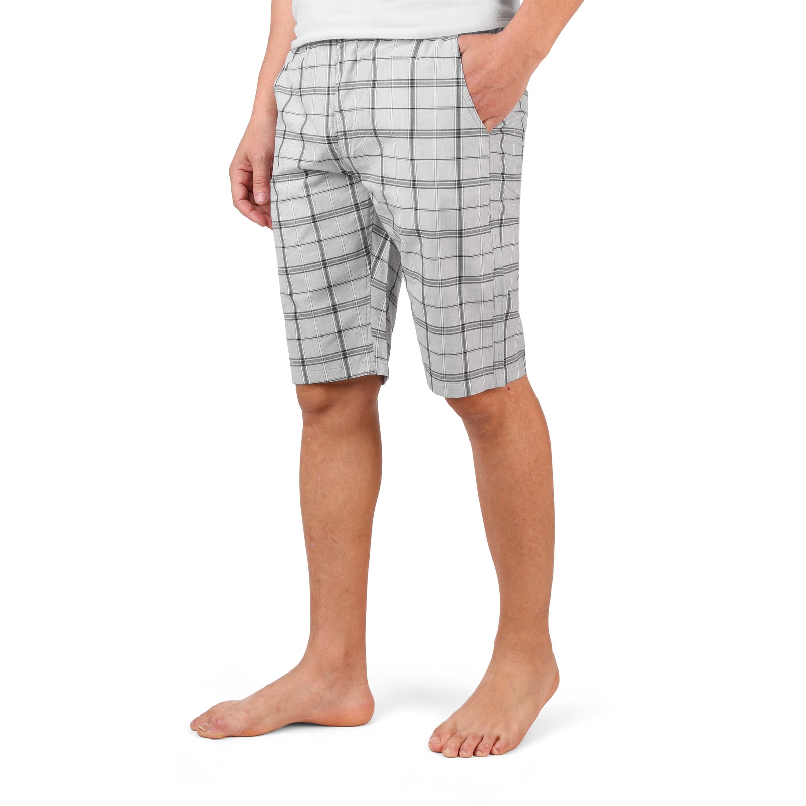 شورت بوبلين رجالي قطن