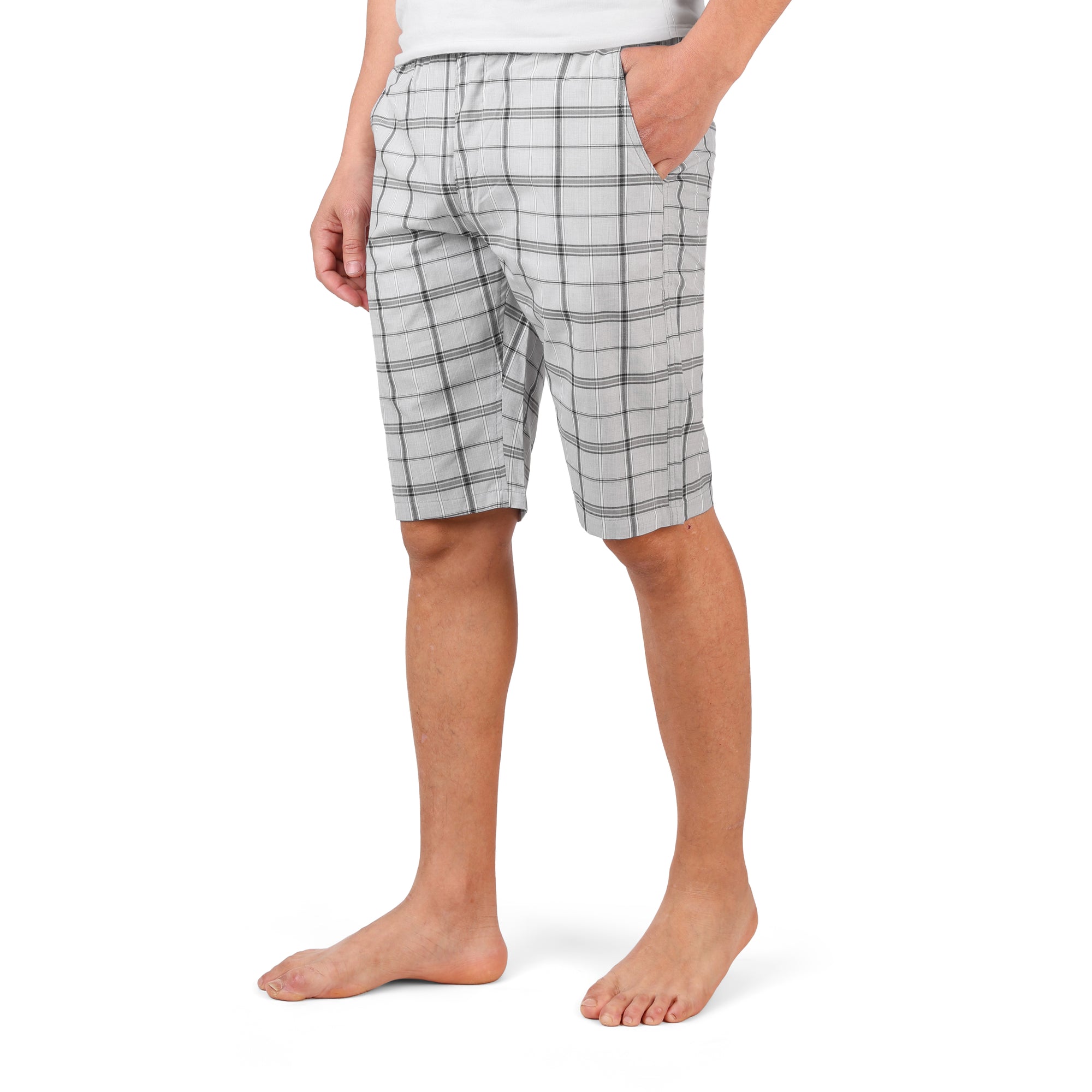 شورت بوبلين رجالي قطن