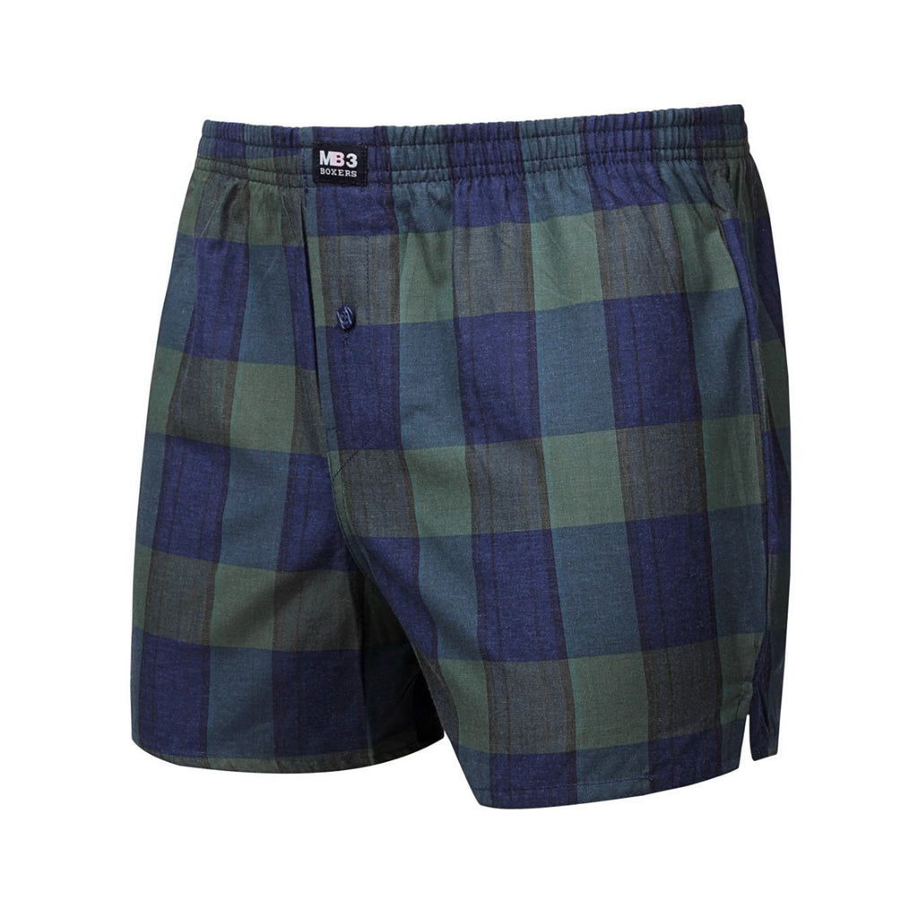 N36  بوكسر رجالي قطن كاروه