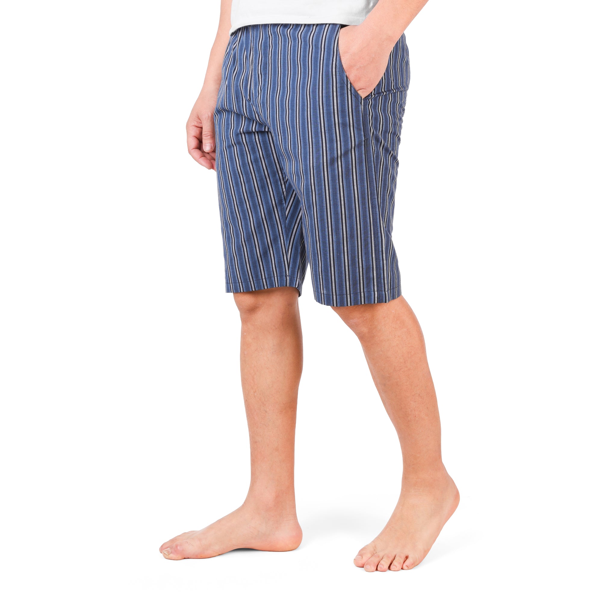 شورت بوبلين رجالي قطن