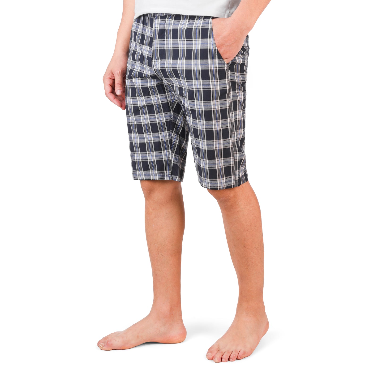 شورت بوبلين رجالي قطن