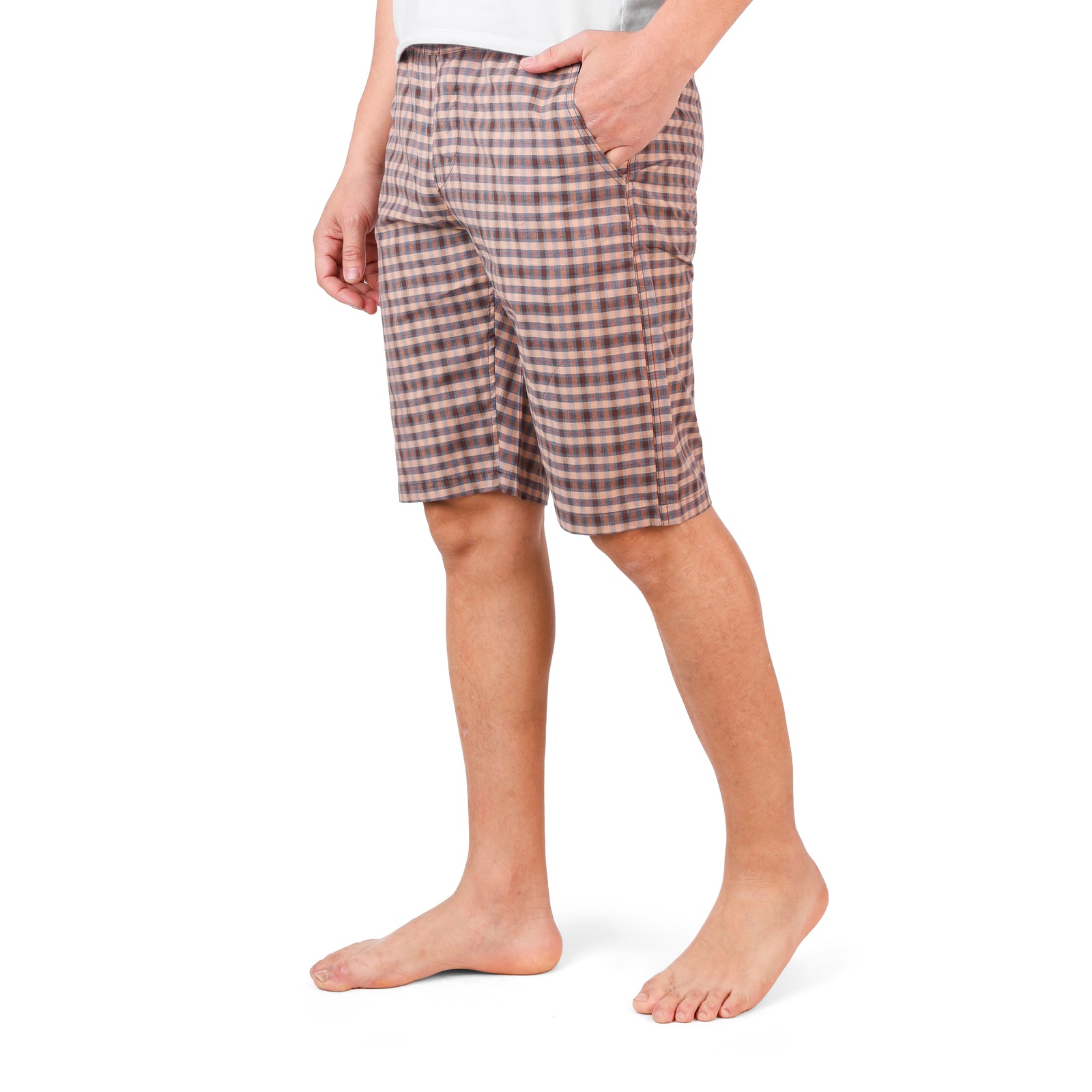 شورت بوبلين رجالي قطن