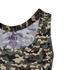 باكت سبورت برا مطبوع حمالة - قطعتين