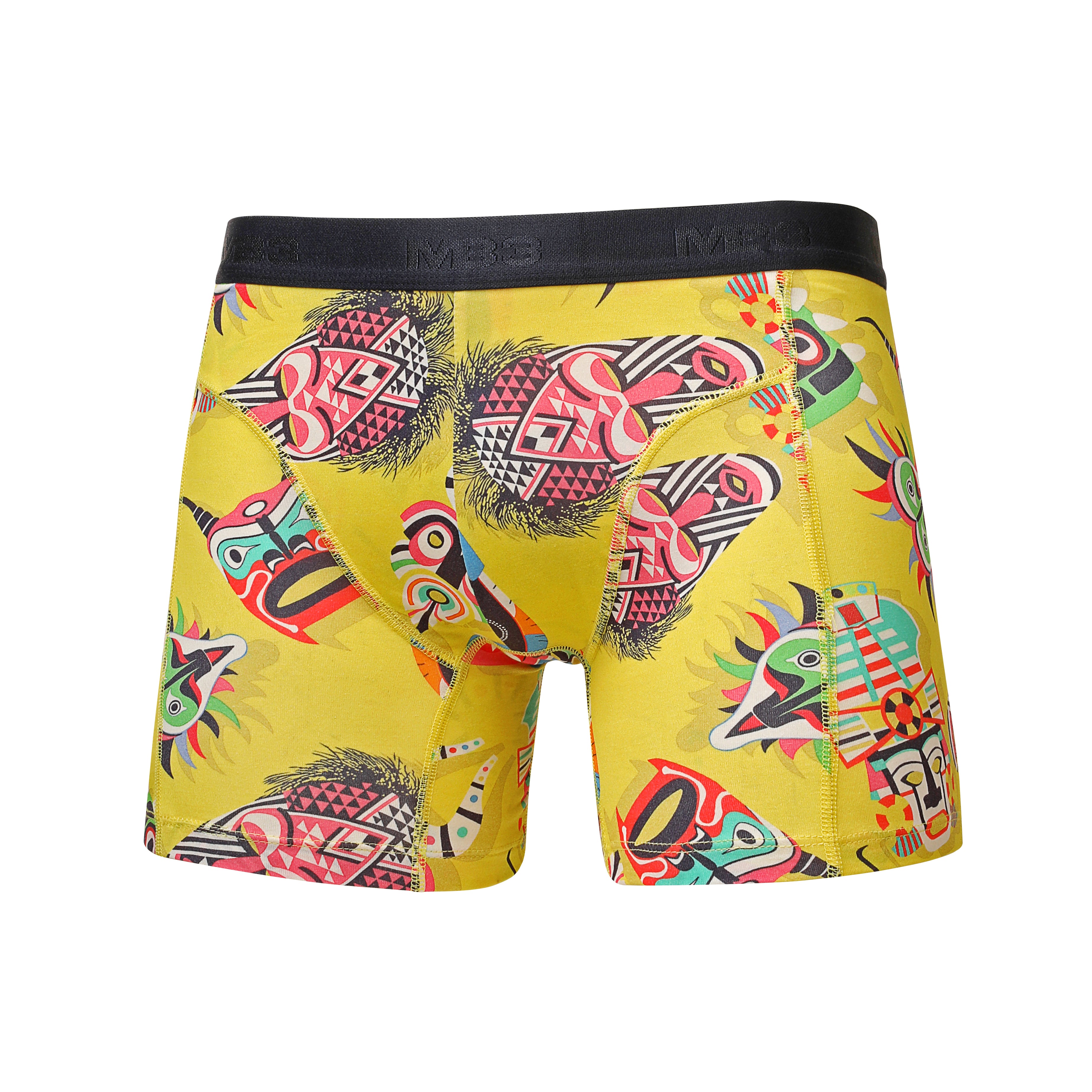 بوكسر ليكرا  رجالي - أستك خارجي - مطبوع