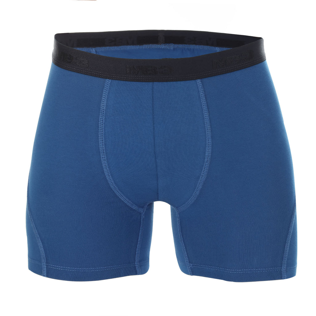بوكسر ليكرا  رجالي - أستك خارجي - أزرق غامق