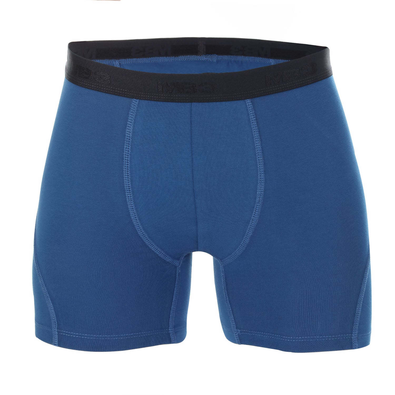 بوكسر ليكرا  رجالي - أستك خارجي - أزرق غامق