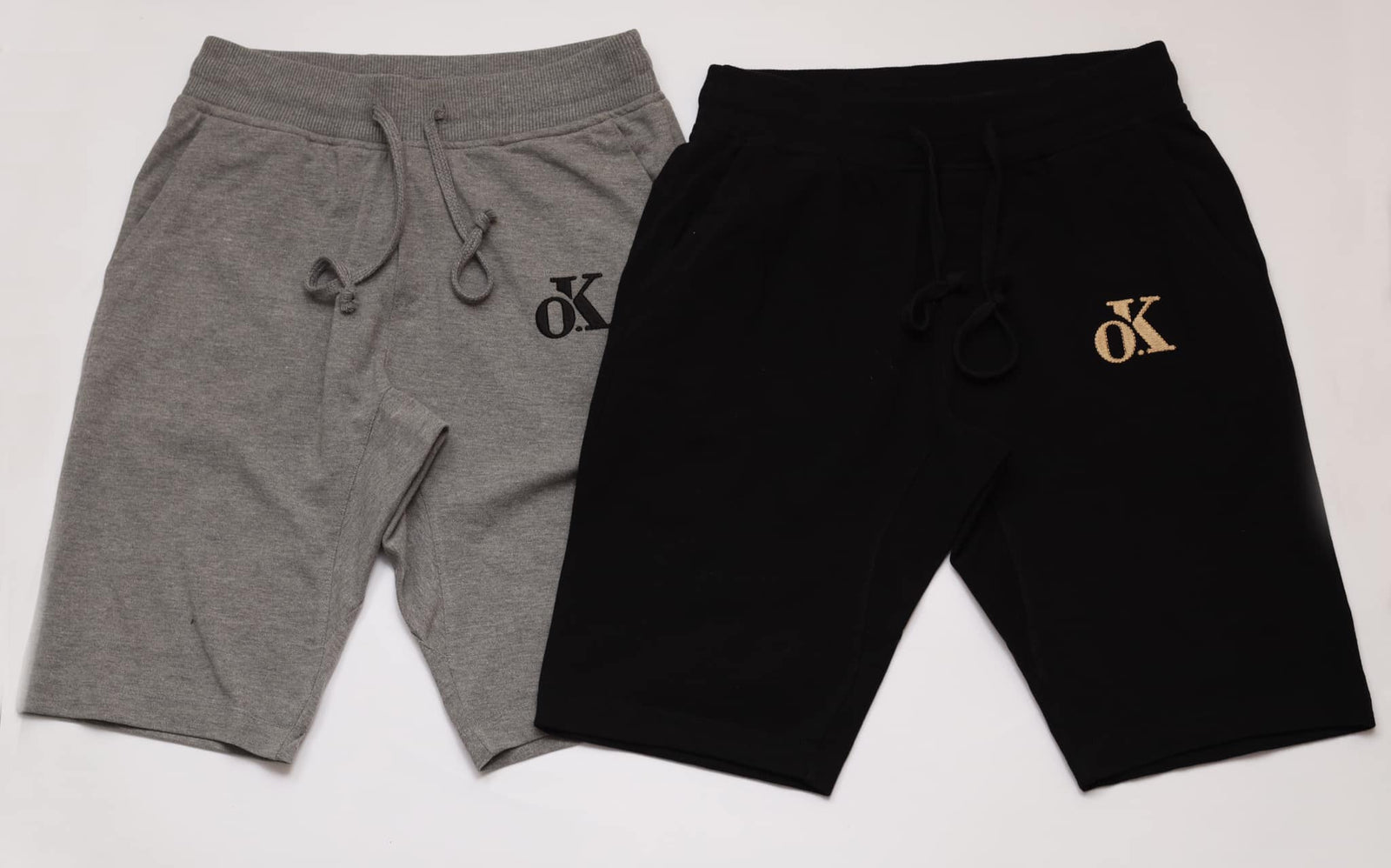 شورت بيكا رجالي قطن - رمادي