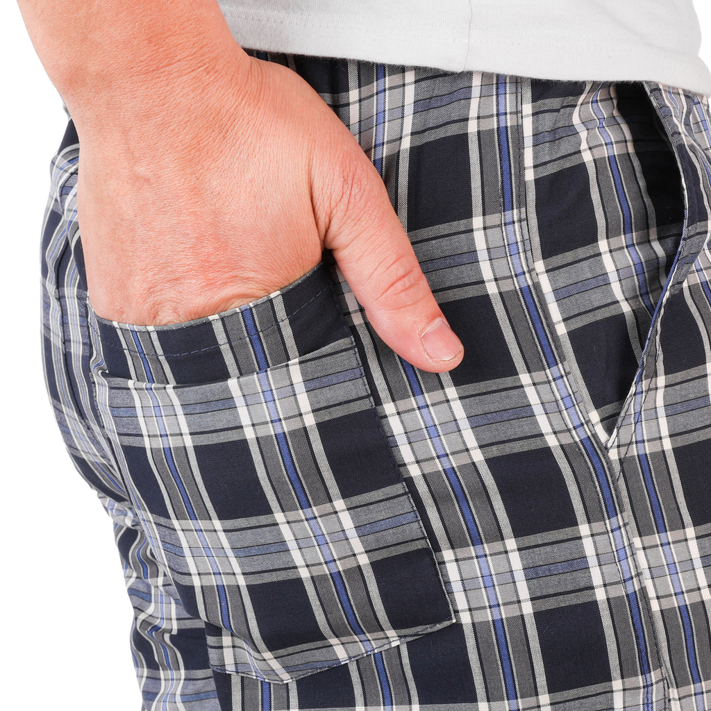 شورت بوبلين رجالي قطن