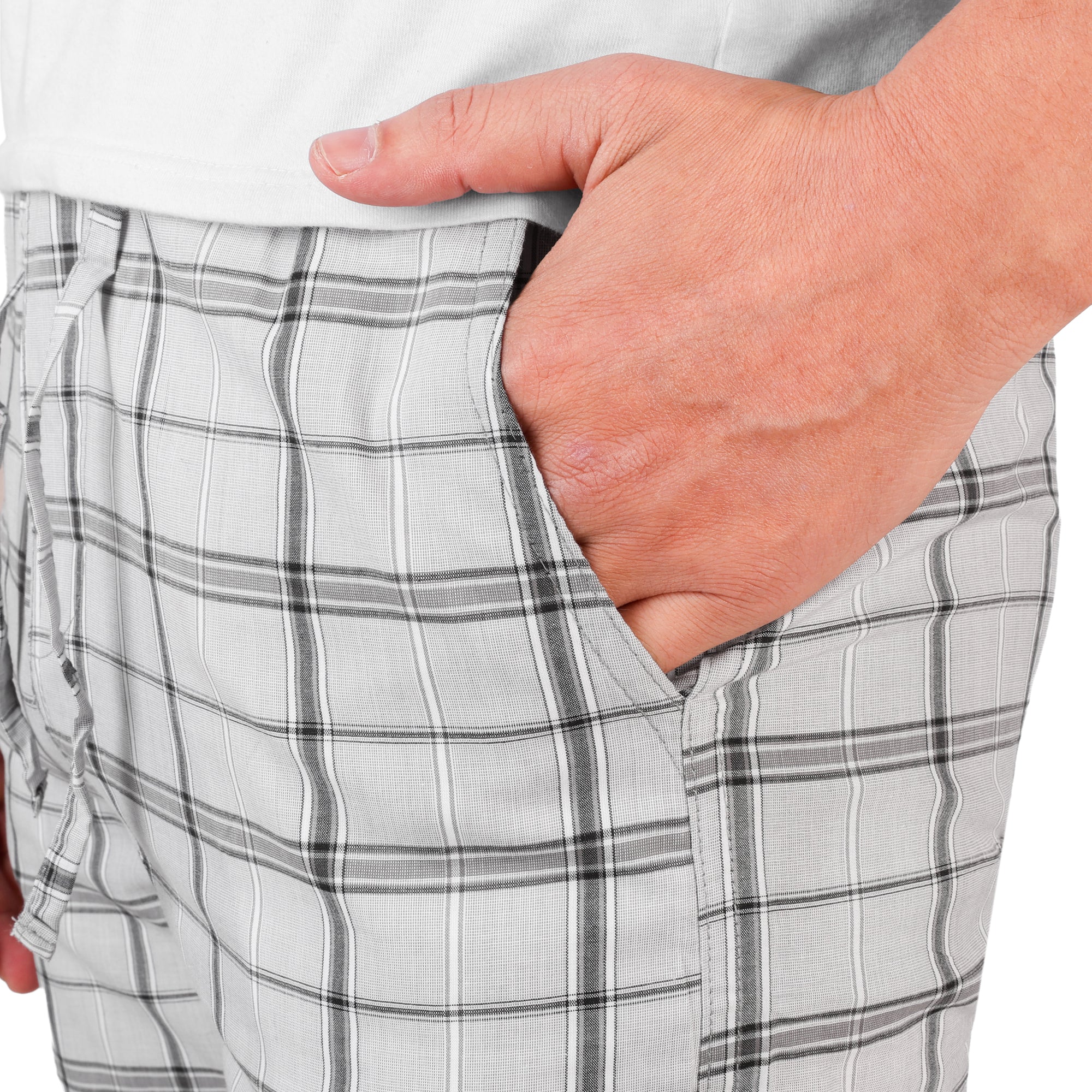 شورت بوبلين رجالي قطن