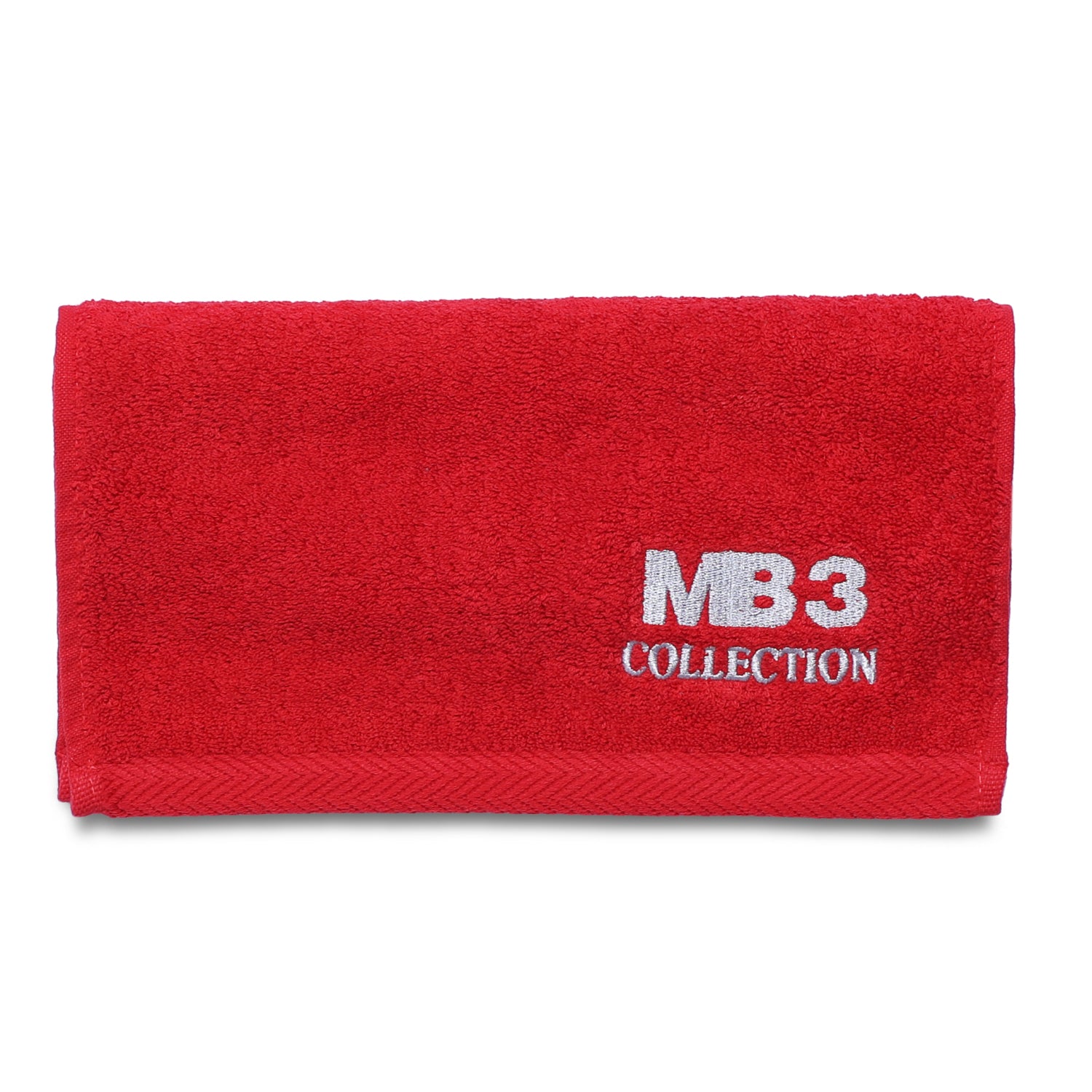 فوطة وجه 30*50  أحمر ( جيم )