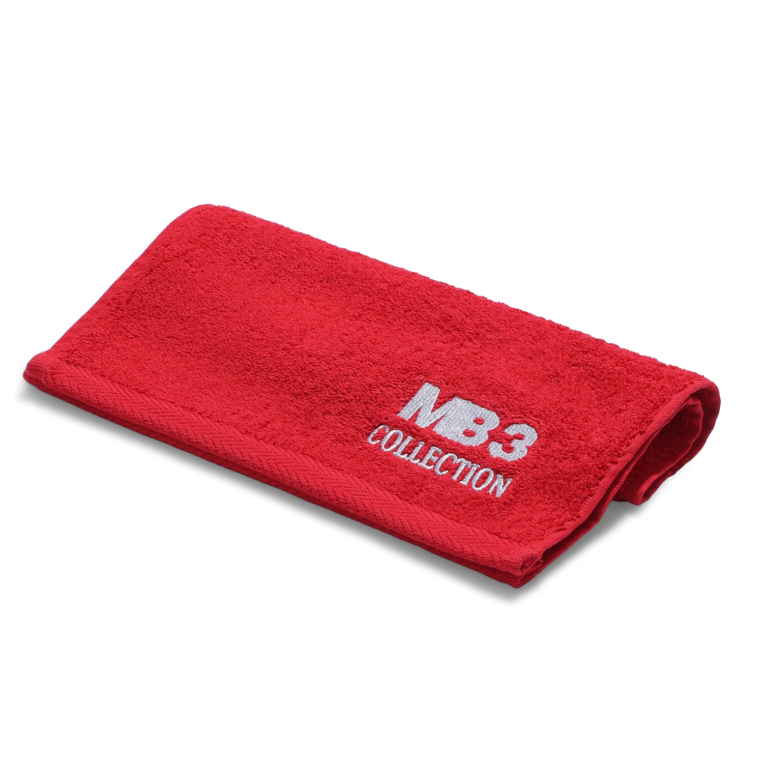 فوطة وجه 30*50  أحمر ( جيم )