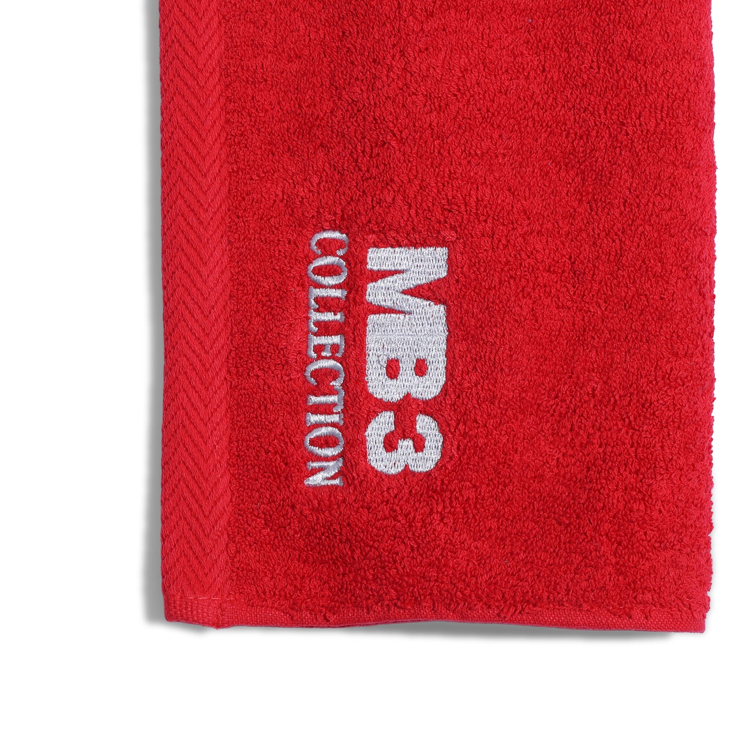 فوطة وجه 30*50  أحمر ( جيم )