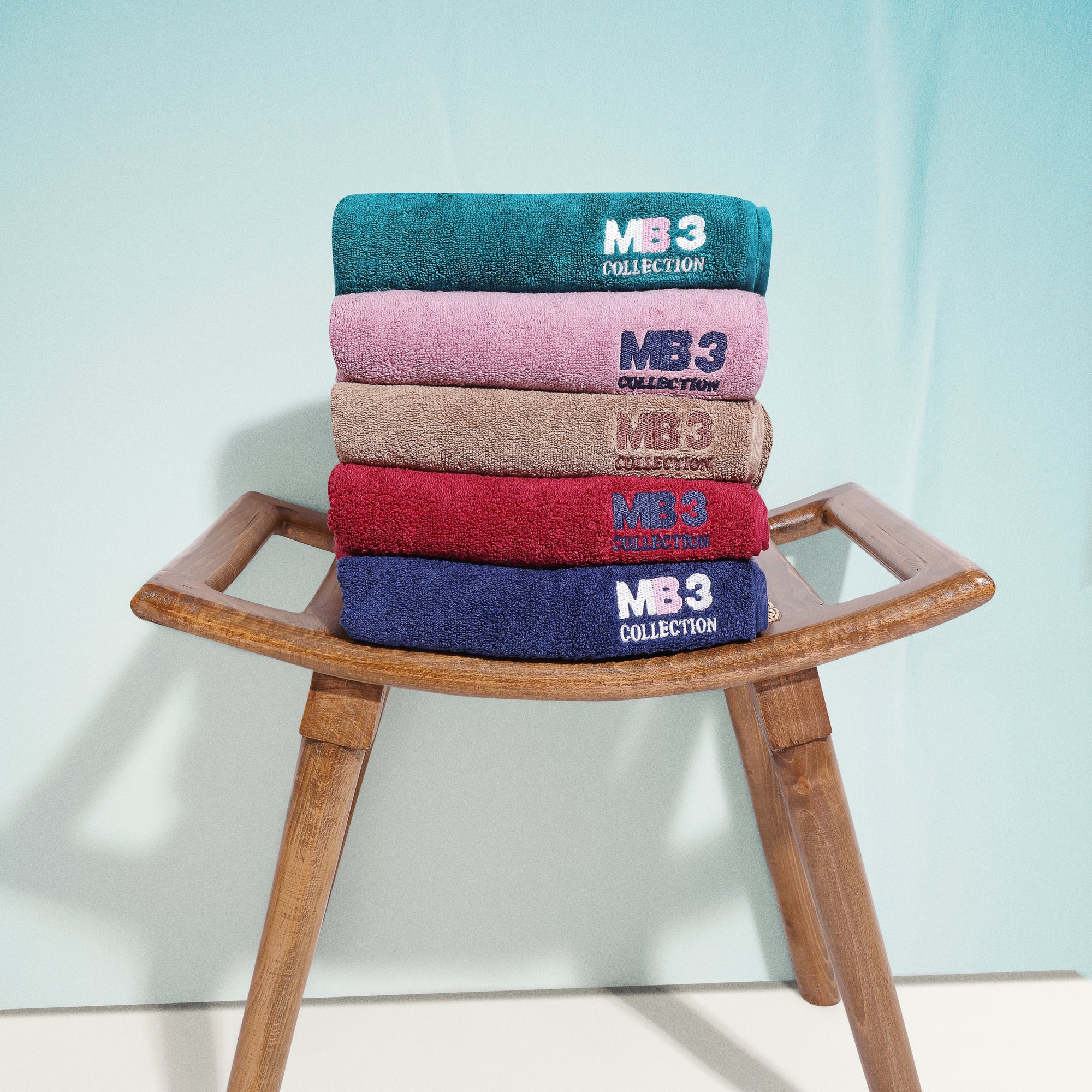 فوطة وجه 30*50  زهري ( جيم )