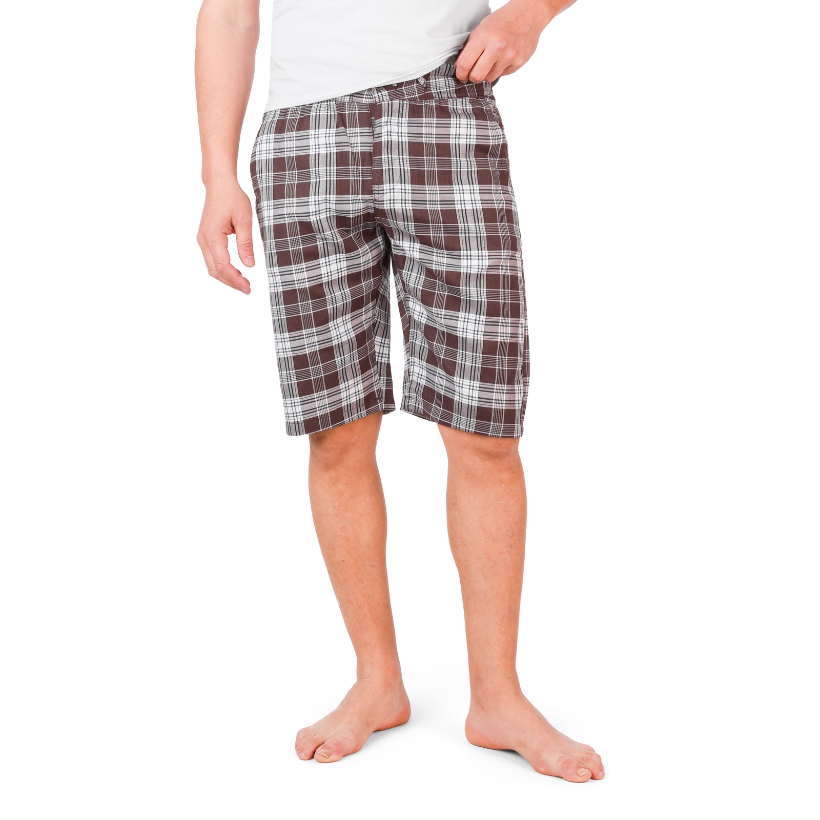 شورت بوبلين رجالي قطن