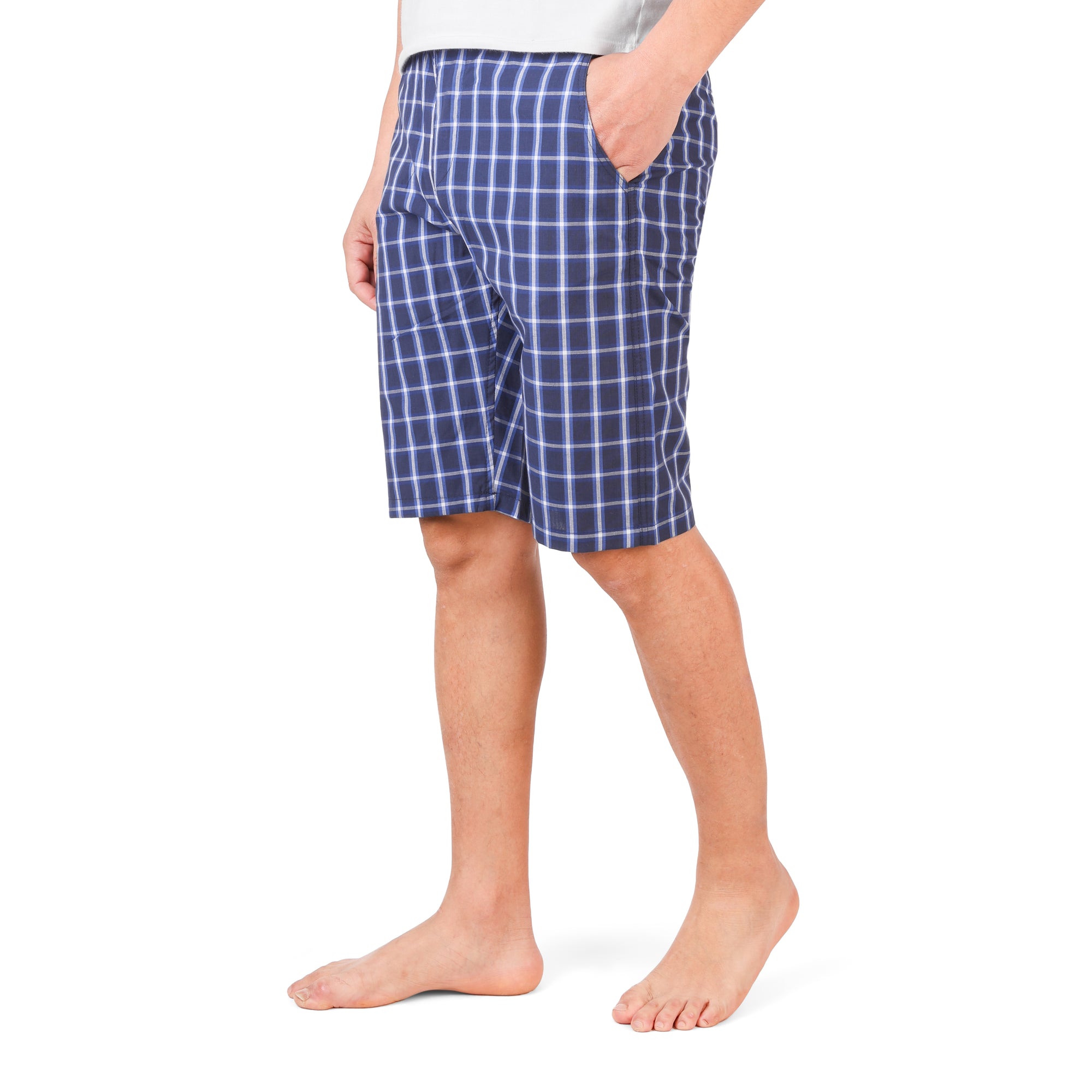 شورت بوبلين رجالي قطن