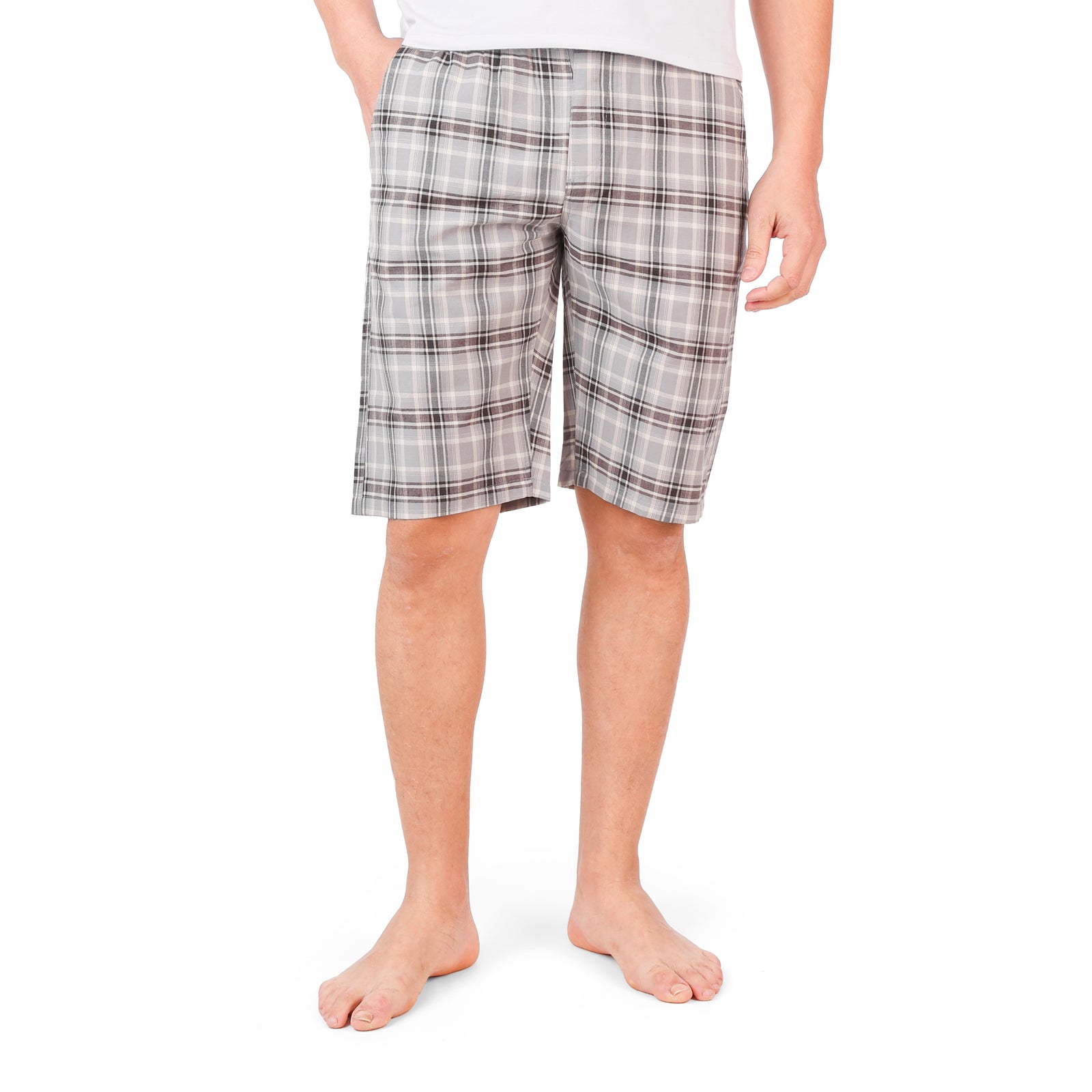 شورت بوبلين رجالي قطن