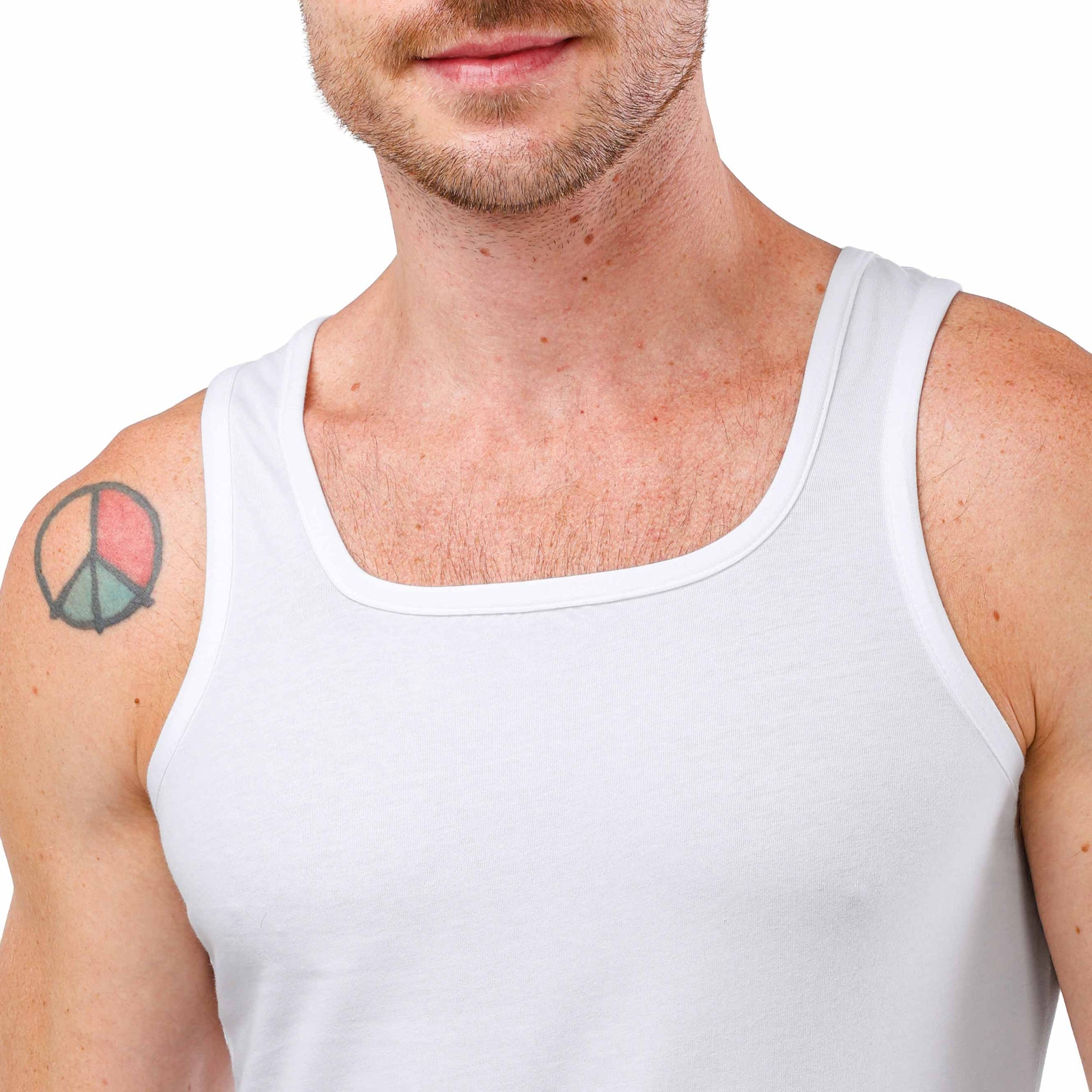 حمالة رجالي ليكرا براسولا   - أبيض