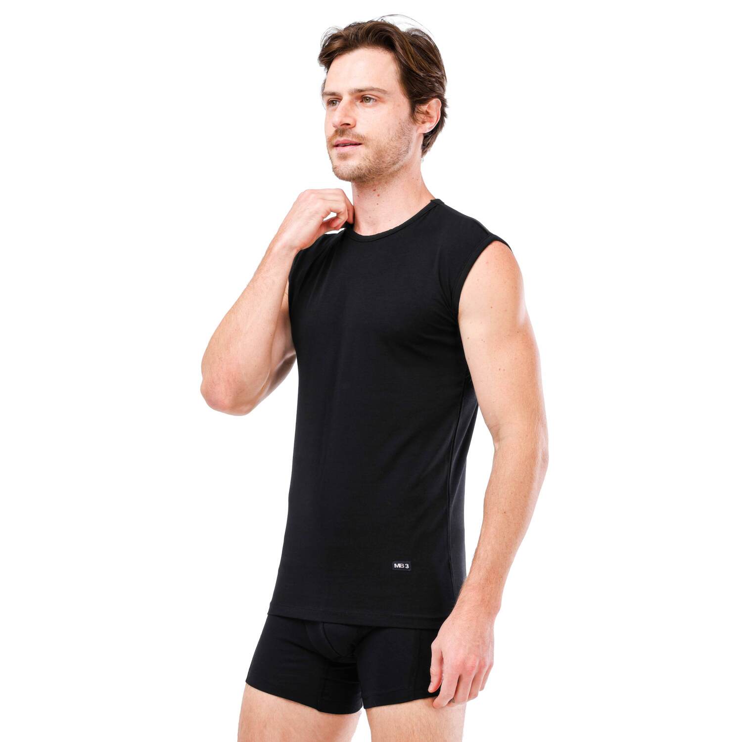 كت رجالي ليكرا   - أسود