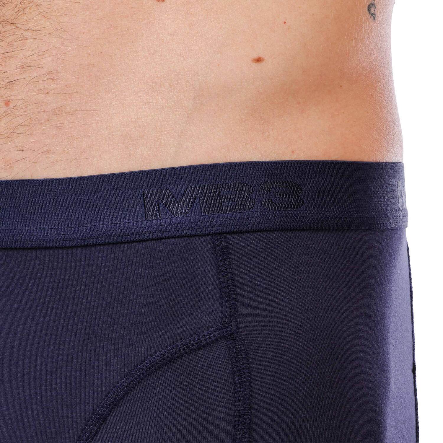 بوكسر ليكرا  رجالي - أستك خارجي -كحلي