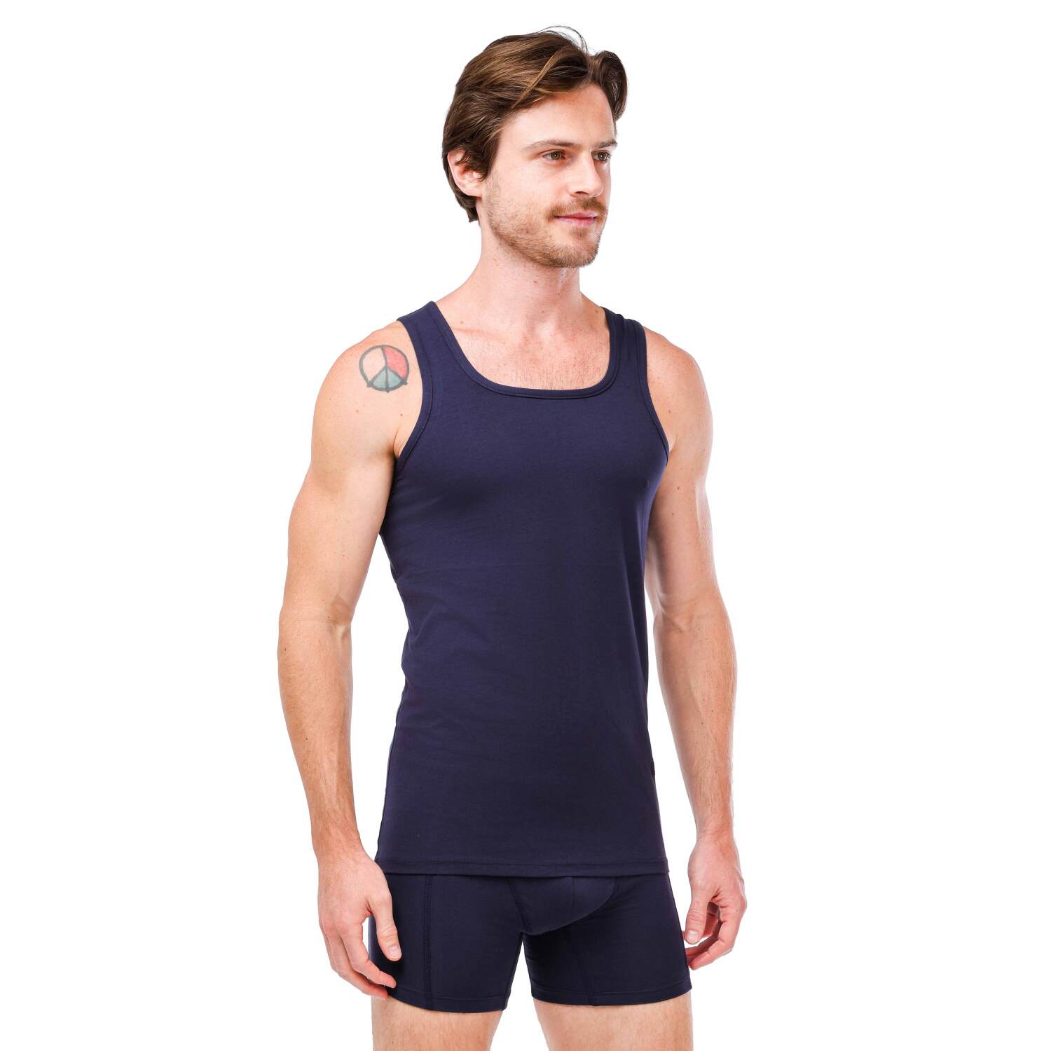 حمالة رجالي ليكرا براسولا   - كحلي