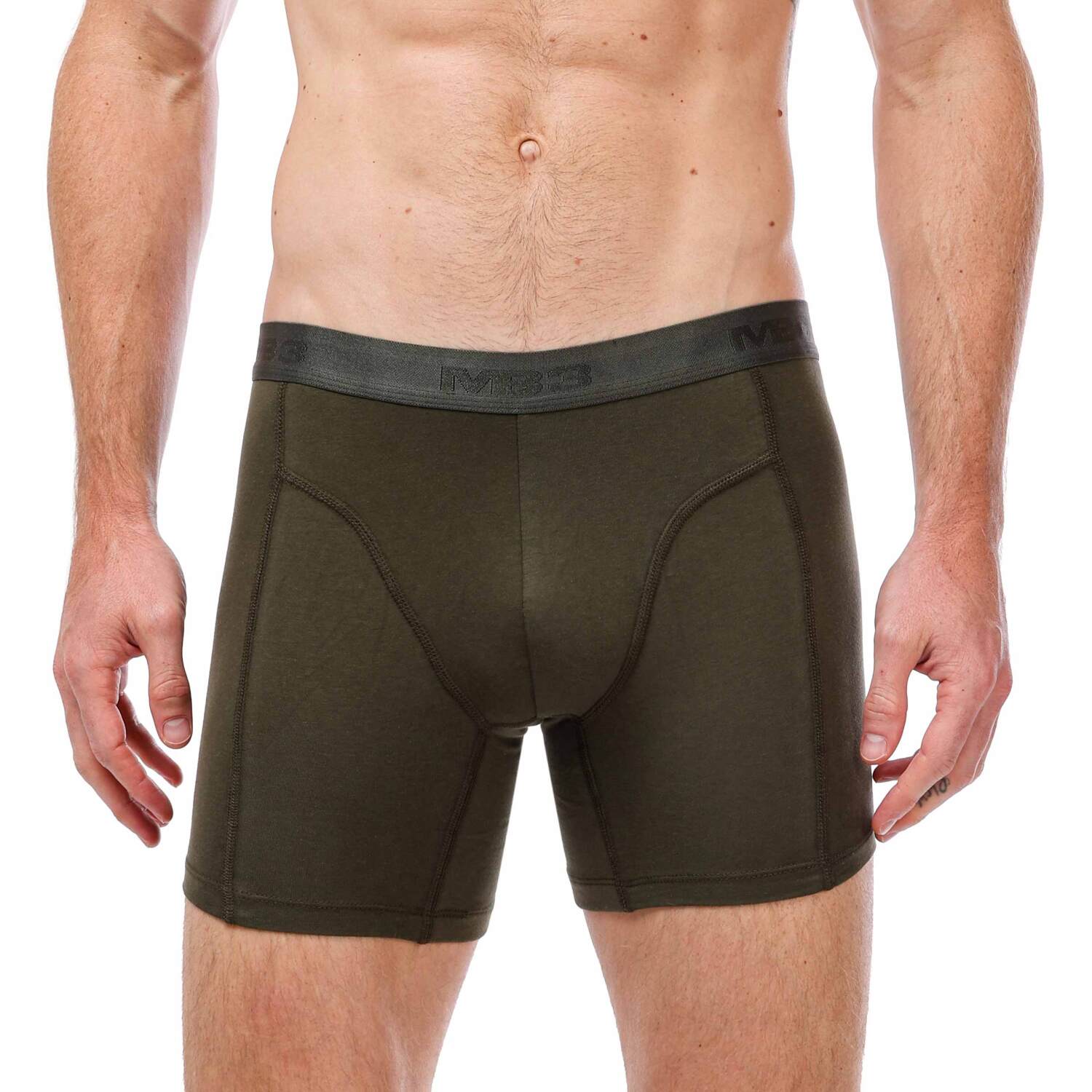 بوكسر ليكرا  رجالي - أستك خارجي - زيتي