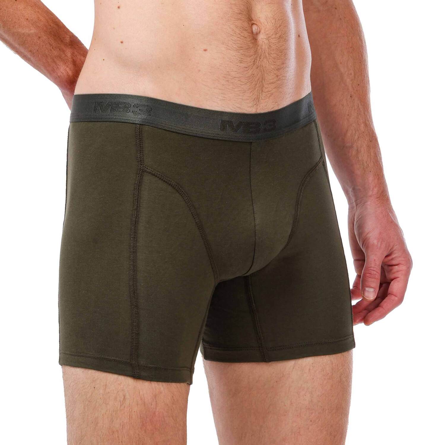بوكسر ليكرا  رجالي - أستك خارجي - زيتي