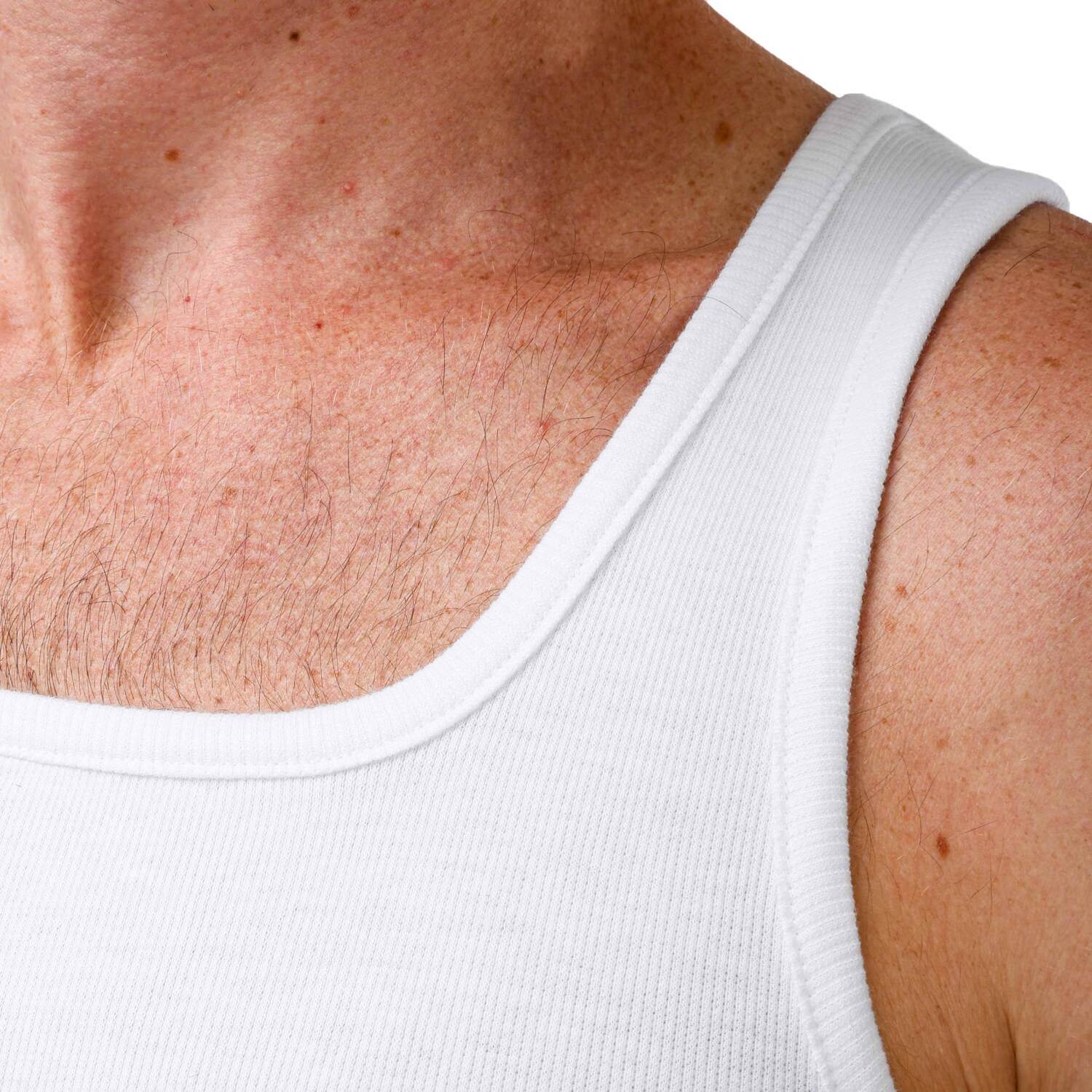 حمالة رجالي دربي ليكرا ( مضلعه ) - أبيض