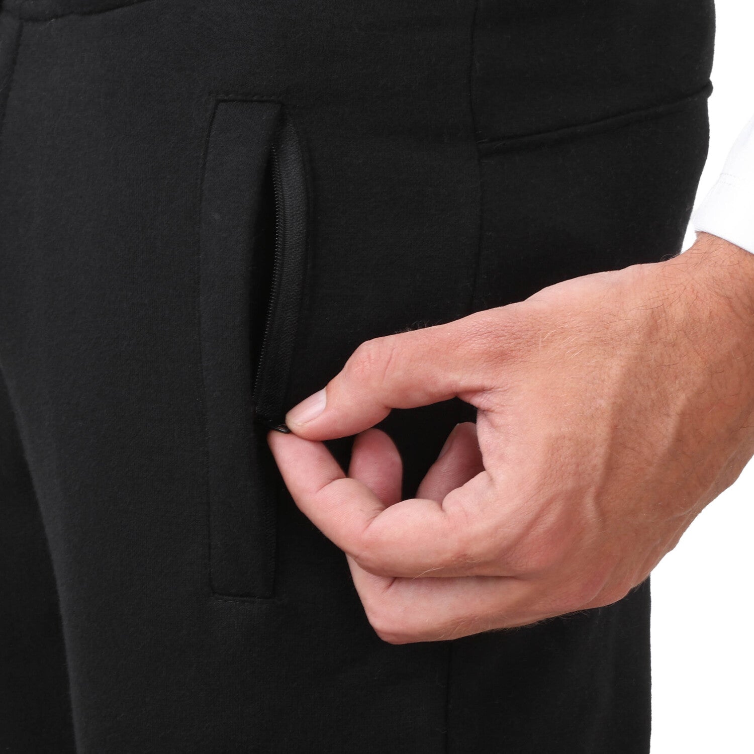 بنطلون رجالي شتوي ميلتون أسود