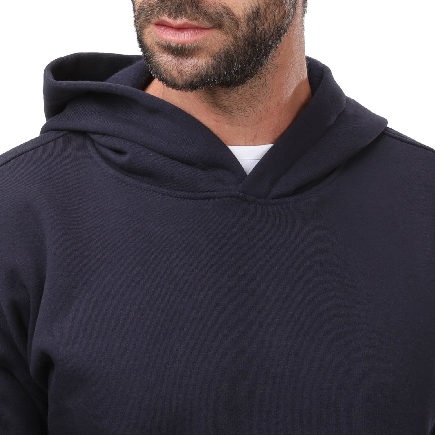 - بيجاما رجالي شتوي هودى - فييلا - كحلي