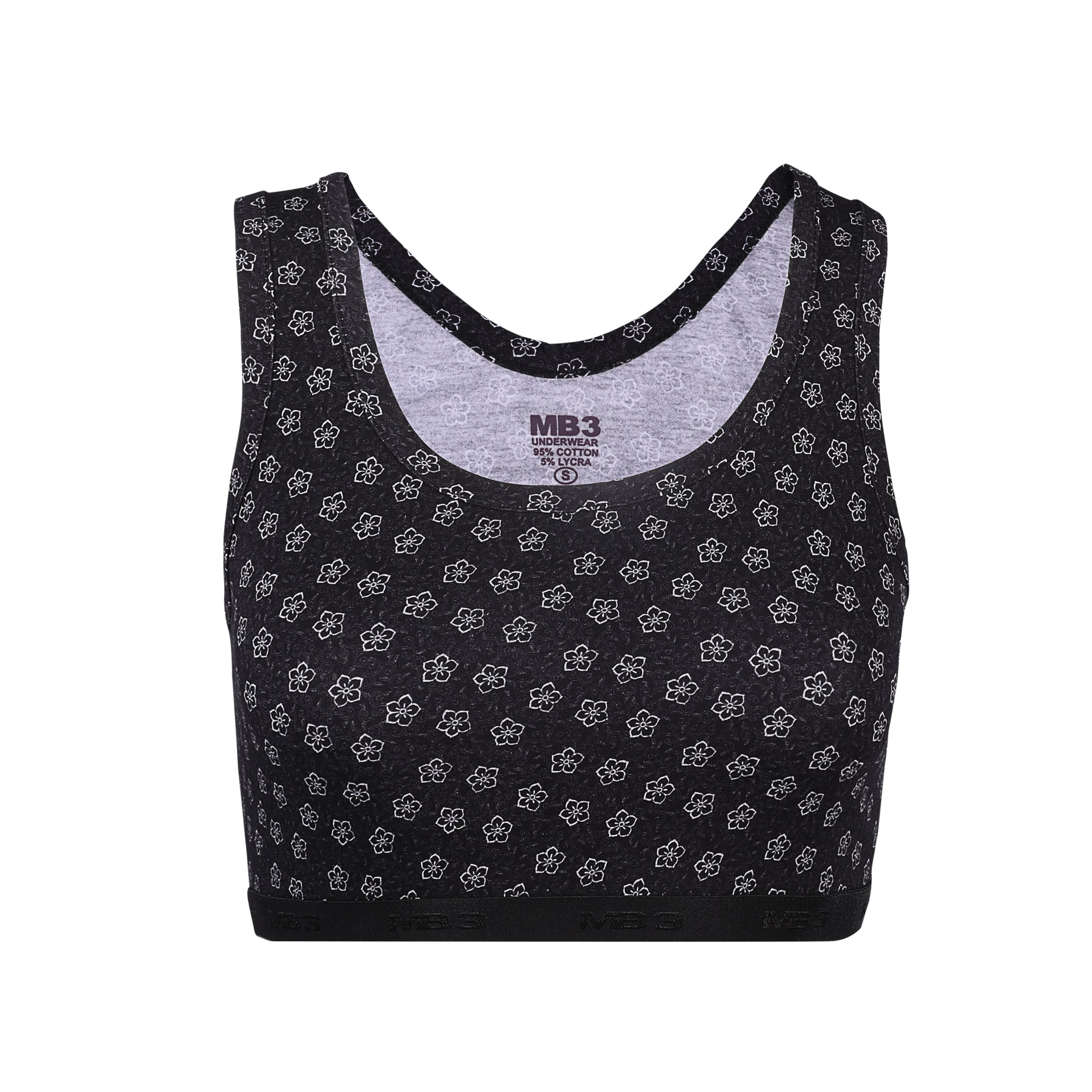 باكت سبورت برا مطبوع حمالة - قطعتين