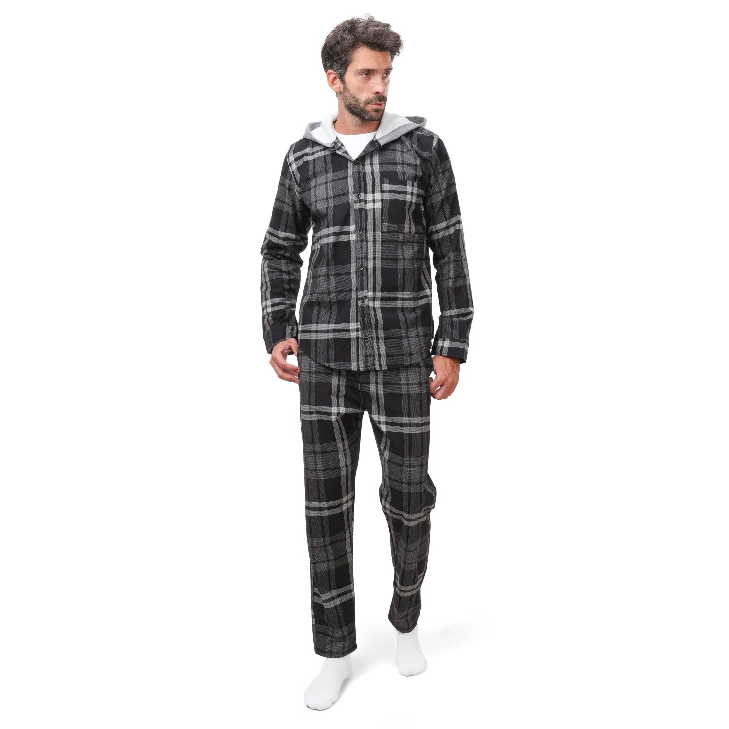 بيجاما رجالي شتوي كلاسيك - فييلا - كابيشو