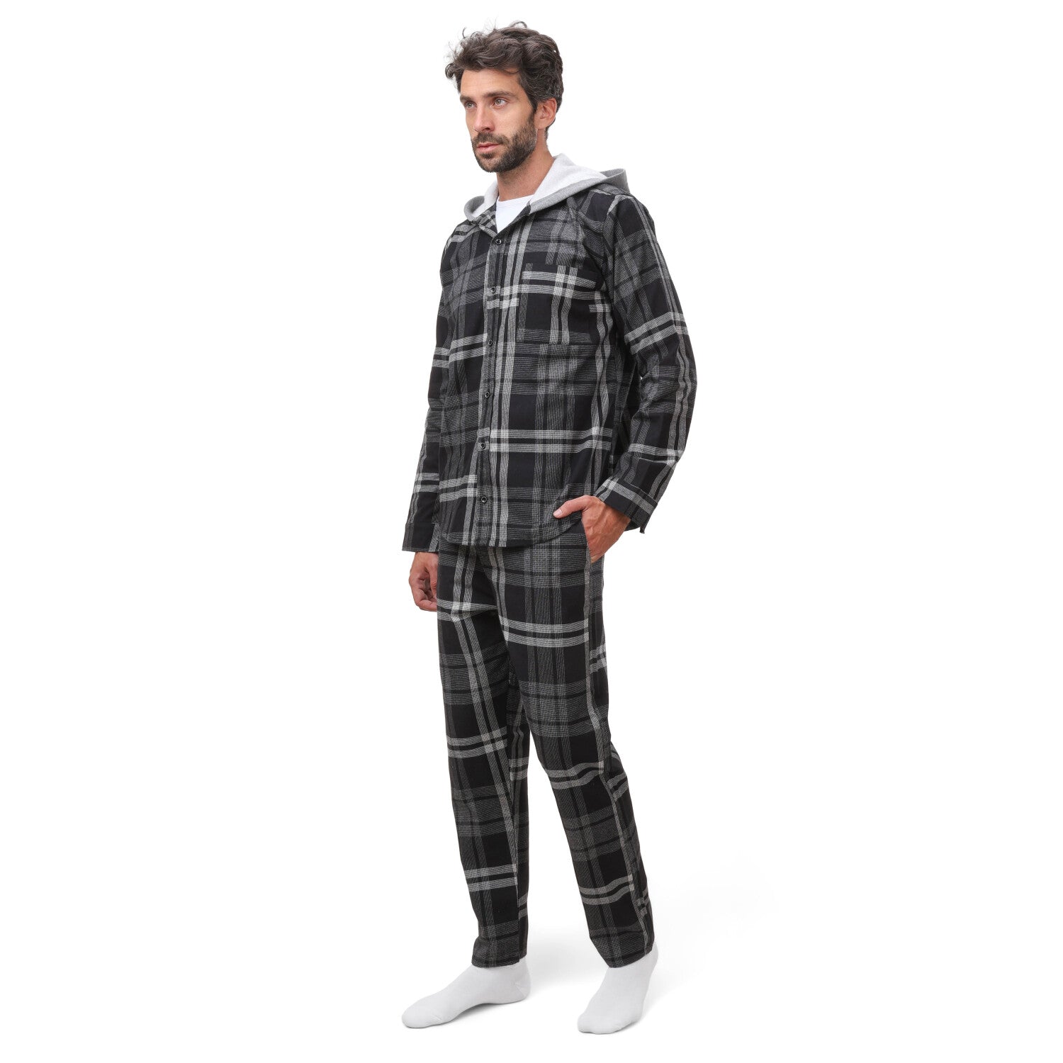 بيجاما رجالي شتوي كلاسيك - فييلا - كابيشو