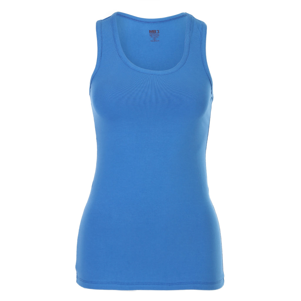 تانك توب حريمي ناعم ومريح - أزرق