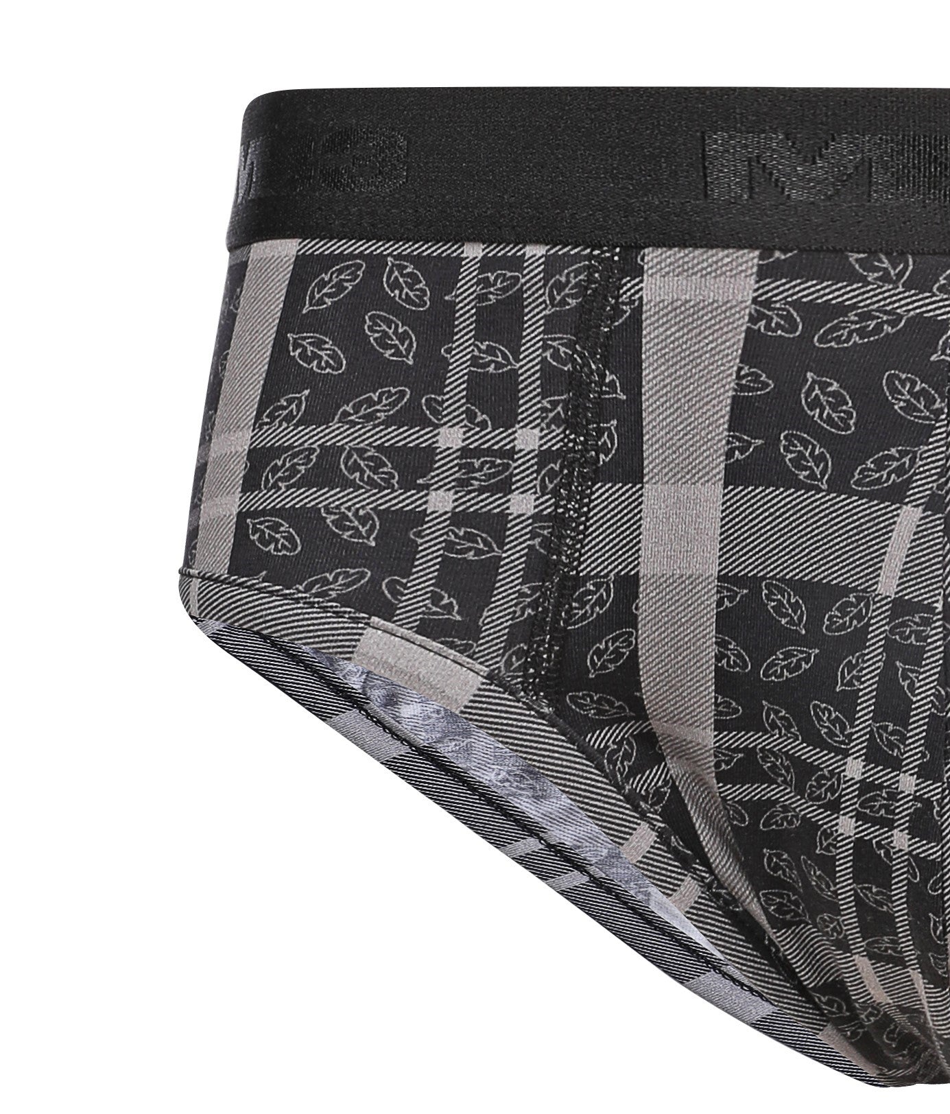 سليب ليكرا  رجالي مطبوع  - أستك خارجي