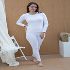 طقم دفاية حريمي - أبيض