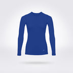 تيشرت نسائي ليكرا بأكمام طويلة - أزرق