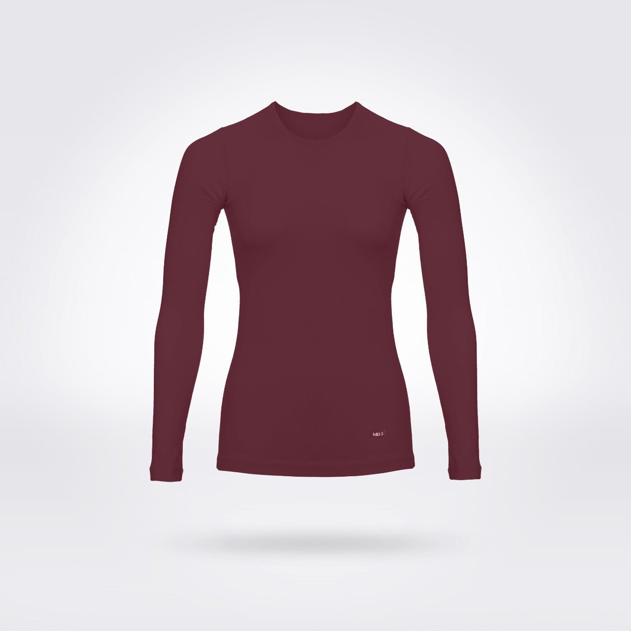 تيشرت نسائي ليكرا بأكمام طويلة - نبيتي