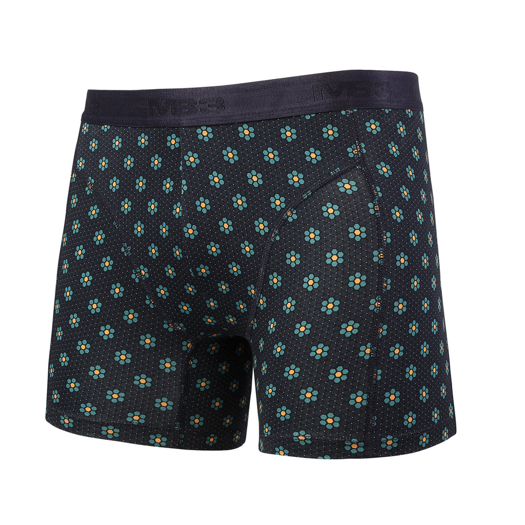 بوكسر ليكرا  رجالي - أستك خارجي - مطبوع