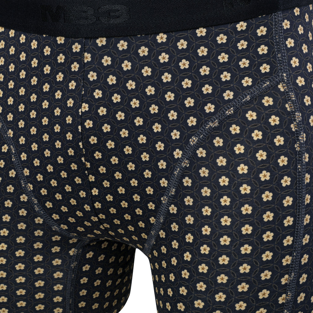 بوكسر ليكرا  رجالي - أستك خارجي - مطبوع