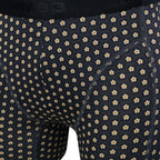 بوكسر ليكرا  رجالي - أستك خارجي - مطبوع